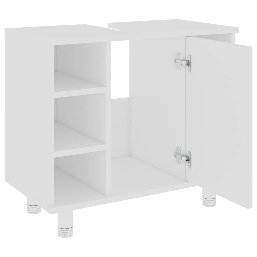 Black Chipboard Bathroom Cabinet G37325
