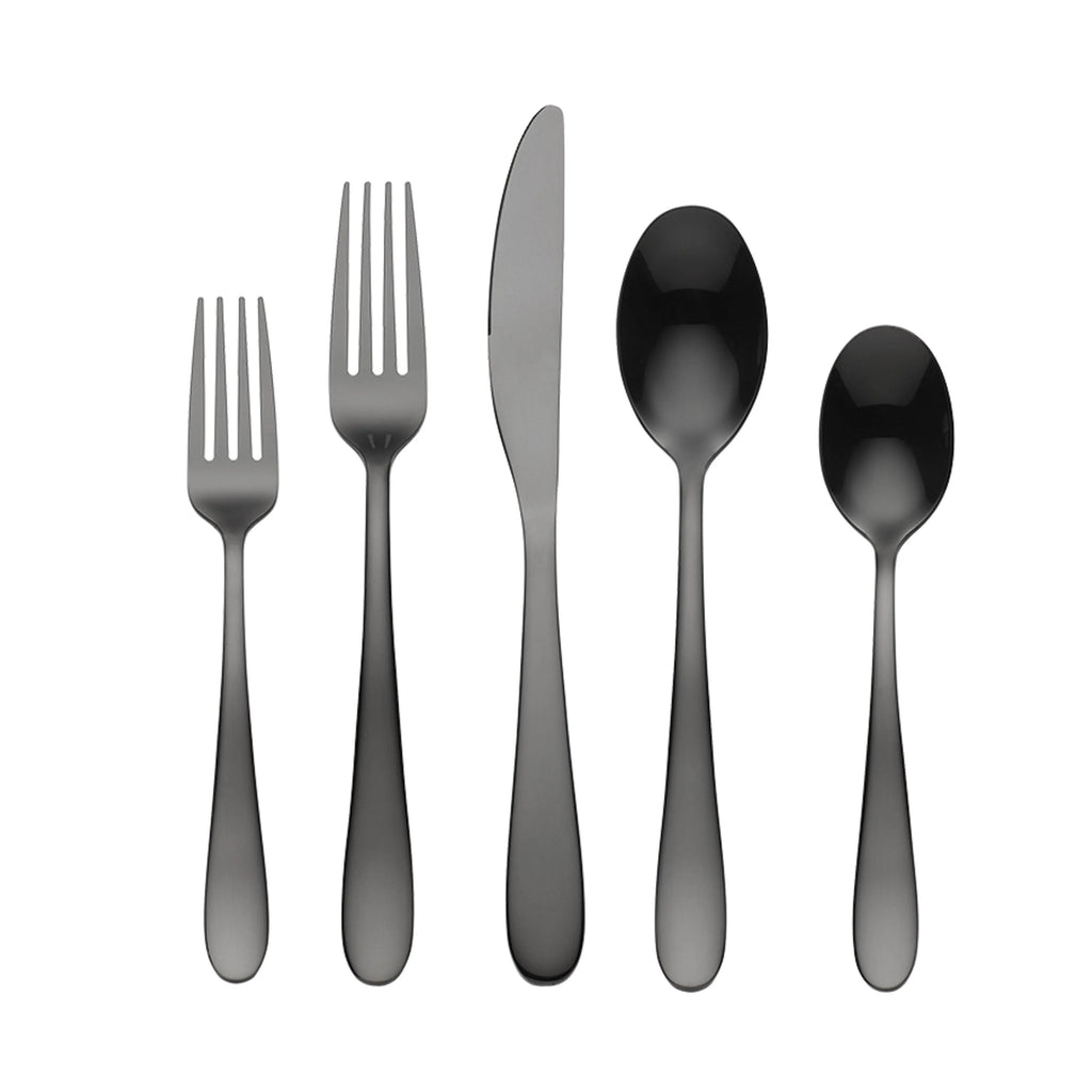 Black 40 Piece Flatware Set G7949