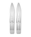 White 7" Wide Plastic Snowmobile Skis M16283