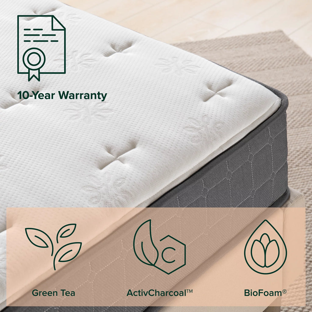 Queen Gel Memory Foam Hybrid Mattress A400