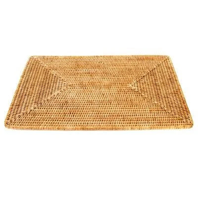Rattan Large Rectangular 20x22 Placemat M506