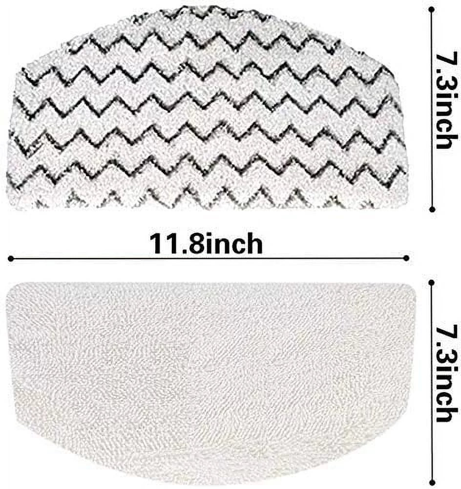 Washable Steam Mop Pads Replacement 3 Set 6 Pads P2895