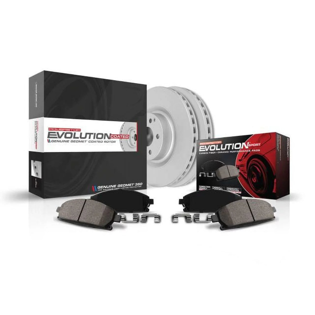 Front Geomet Coated Brake Kit X6509