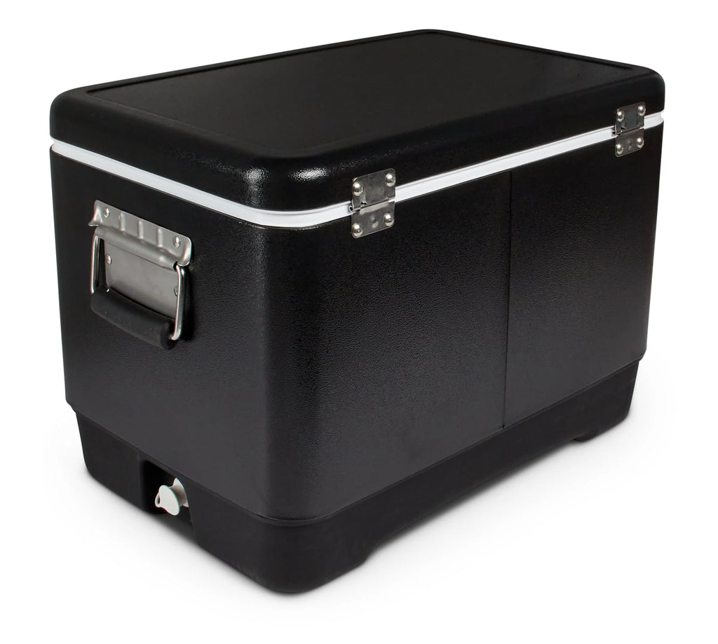 54 Qt Hard Sided Cooler, Black O8345