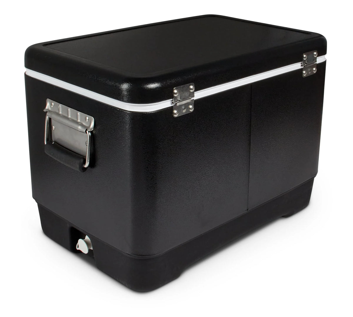 54 Qt Hard Sided Cooler, Black O8345
