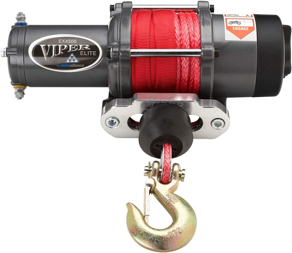 4500lb 40 feet Red Rope ATV/UTV Winch K69777