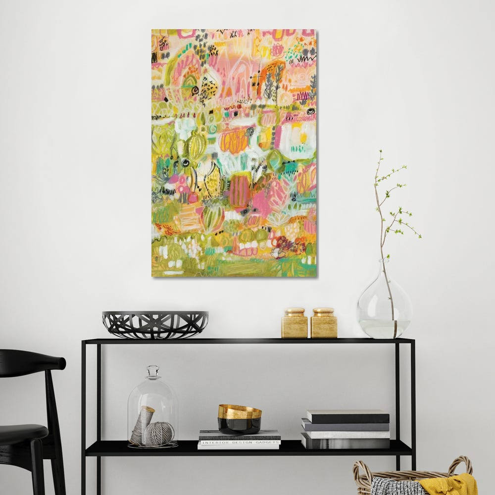Boho Garden Canvas Wall Decor Prints Y2532