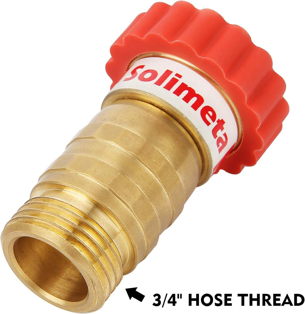 Lead-Free Brass Water Pressure Regulator, 40-50 psi, 3/4 Hose, Pack of 2 B41995
