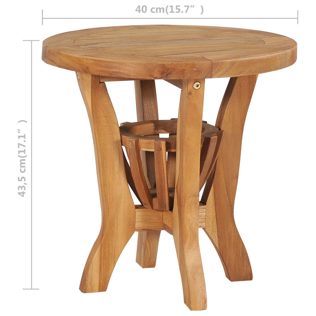 3 Piece Teak Wood Bistro Set O8316