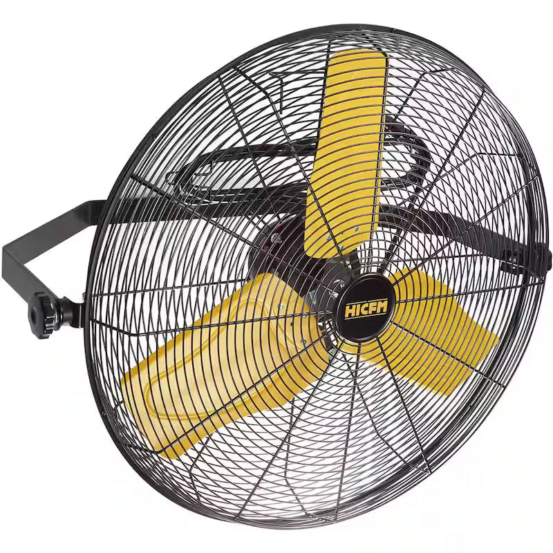 Yellow 2 Speeds 24 in. Wall Fan X58923