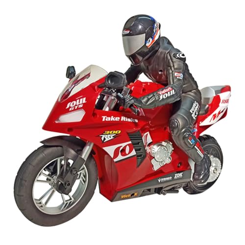Remote Control Dual-Motor Self-Balancing Motorcycle 2.4G 1/6 Blue Y81270