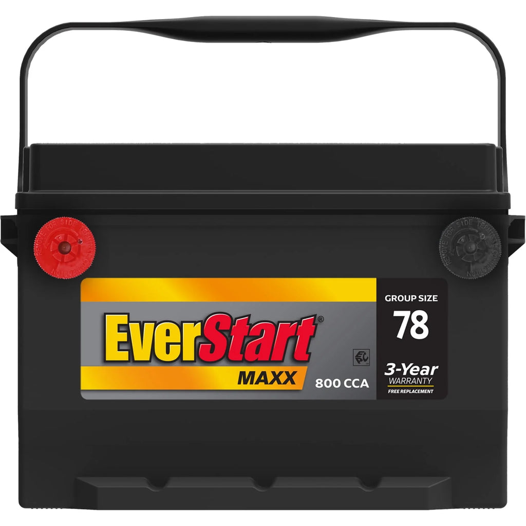 Lead Acid Automotive Battery, Group Size 78 12 Volt, 800 CCA F882