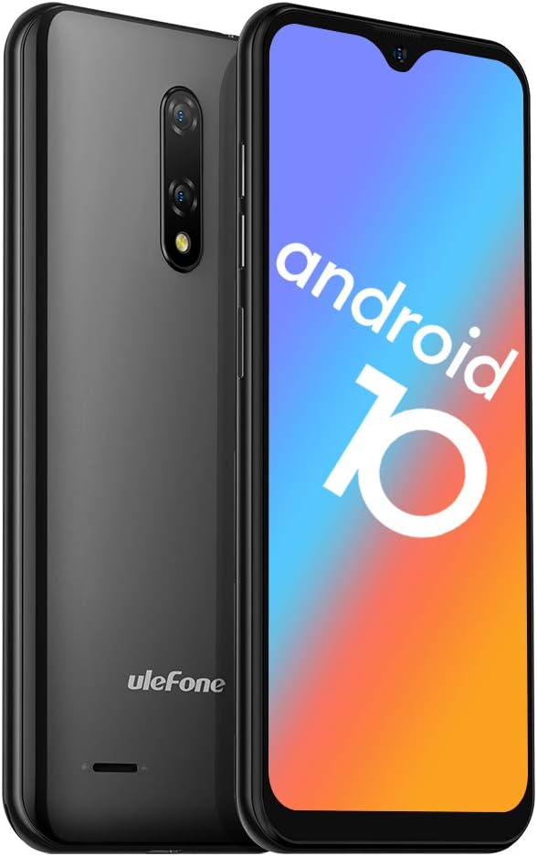 Unlocked Smartphones, Dual Sim Cell Phones, Dual Rear Camera, 5.5 Waterdrop Full-Screen, 2700mAh, Black K3621