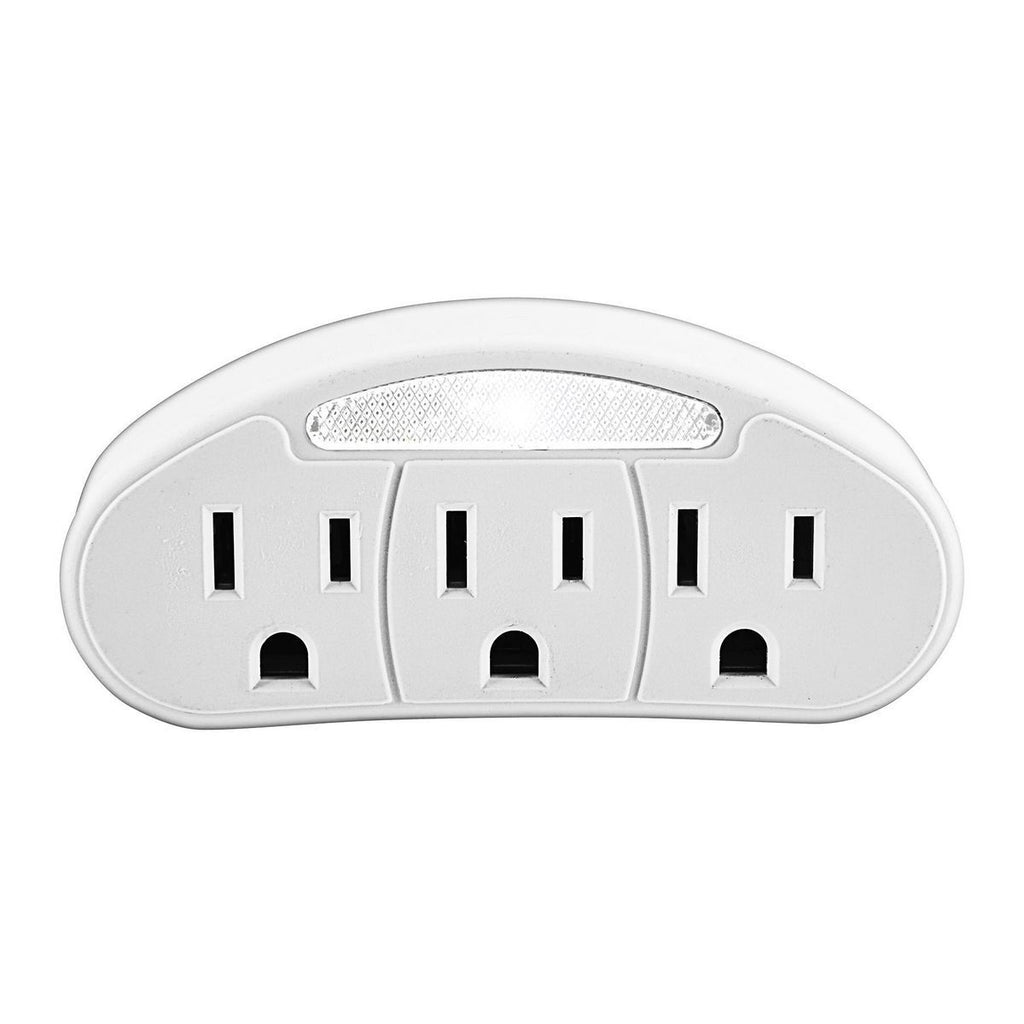 3 Outlet Adapter, 2 Pack A406