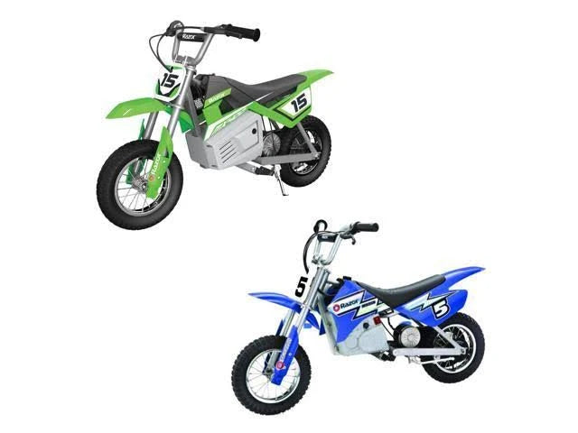 Green and Blue Kids Electric Motocross Motorcycle Bikes H514098