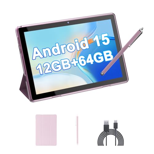 10" Android 15 Tablet 12 GB RAM 64GB ROM Black Z68808