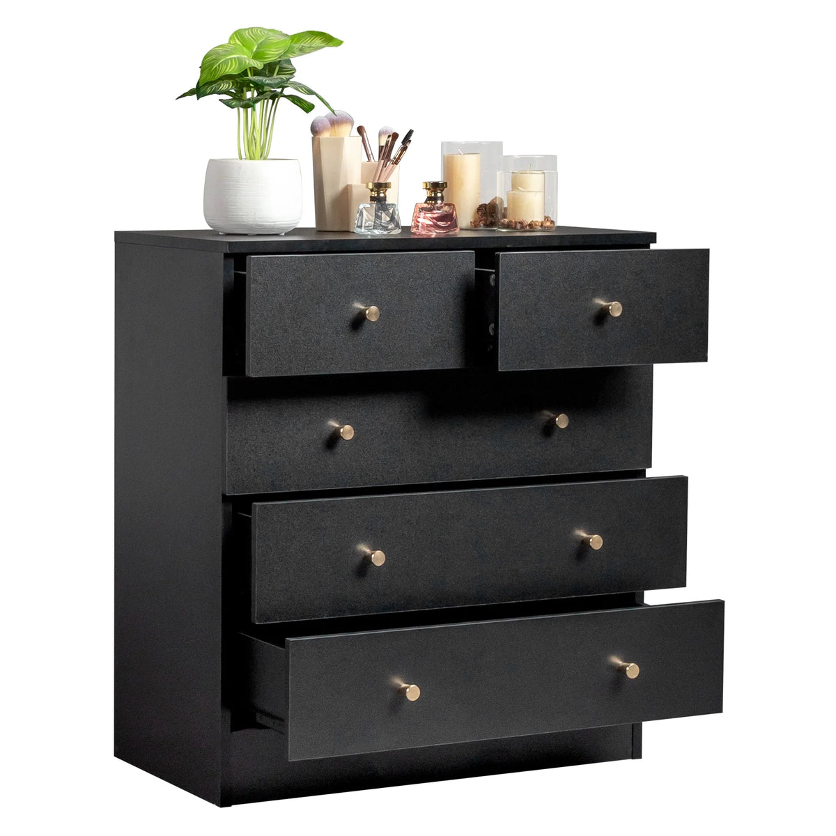 White 7 Drawer Wood Dresser O507868