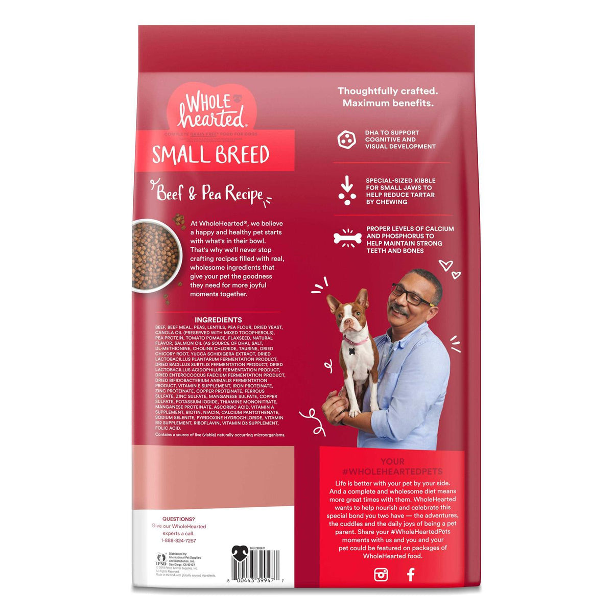 Grain Free Beef Pea Recipe Dry Puppy Food K840027