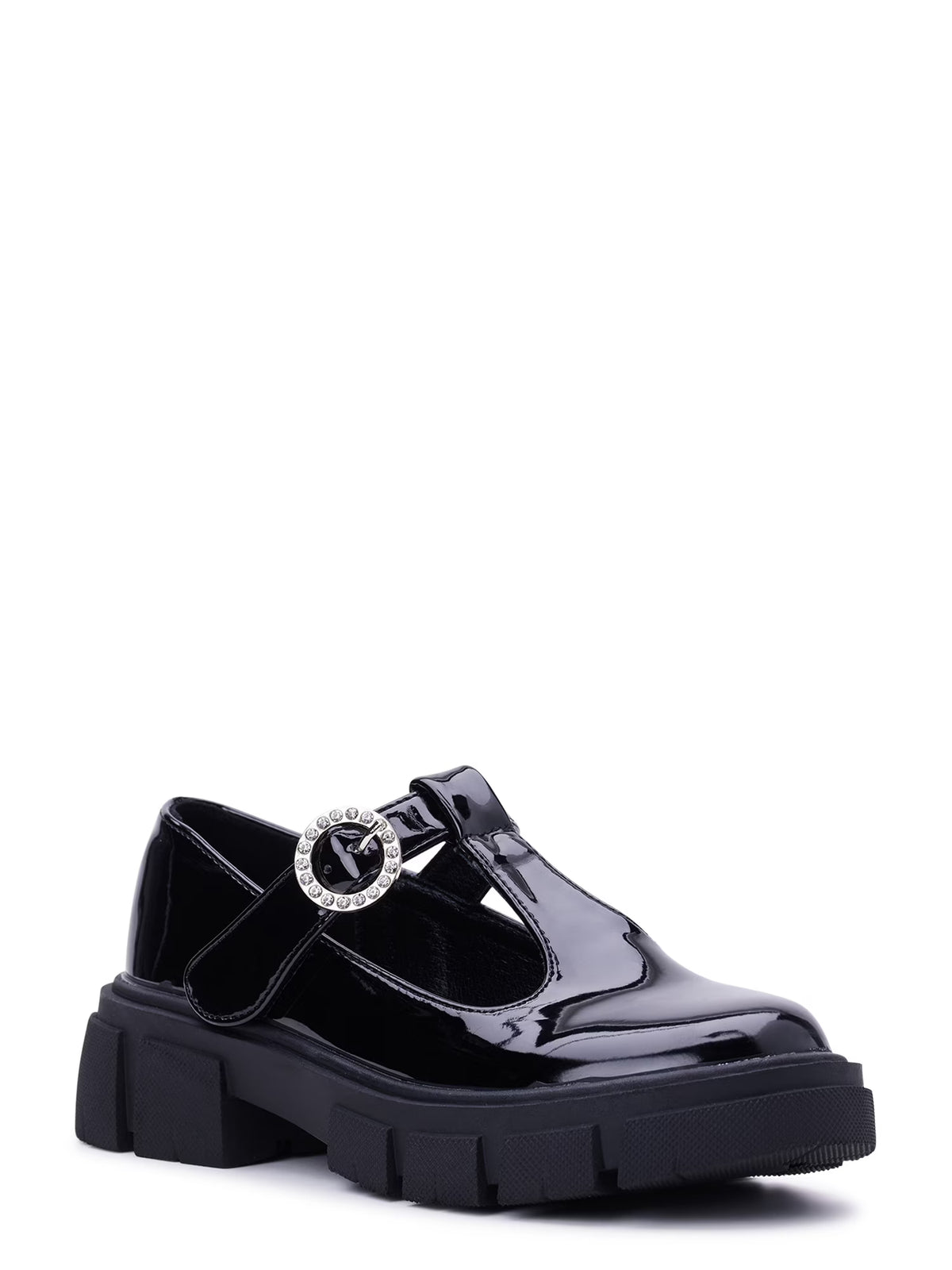 Girls Platform T-Strap Mary Janes X952