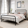 Metal Twin Bed Frame with Headboard and Footboard V395