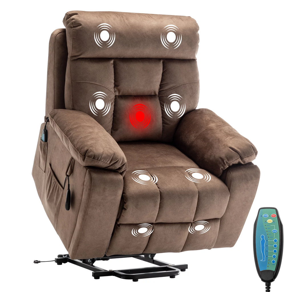 Power Lift Recliner Chair with Heat and Massage Q41213