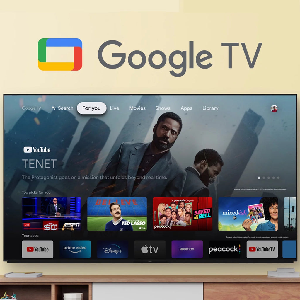 65 inch 4K HDR LED Smart TV with Wall Mount and HDMI Cable T475083