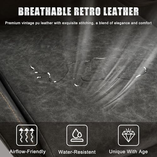 Green PU Leather Ergonomic Gaming Chair I36491