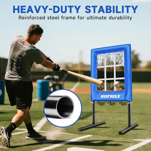 9 Hole Baseball Pitching Net with Strike Zone I908141