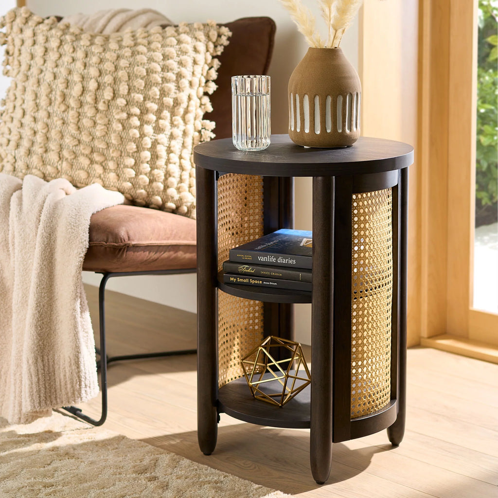 Side Table, Light Honey Finish J50647