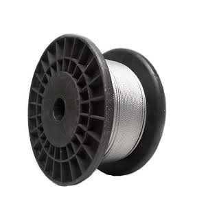 Galvanized Aircraft Cable 7x19 3 32 in. x 250 Feet Z55609