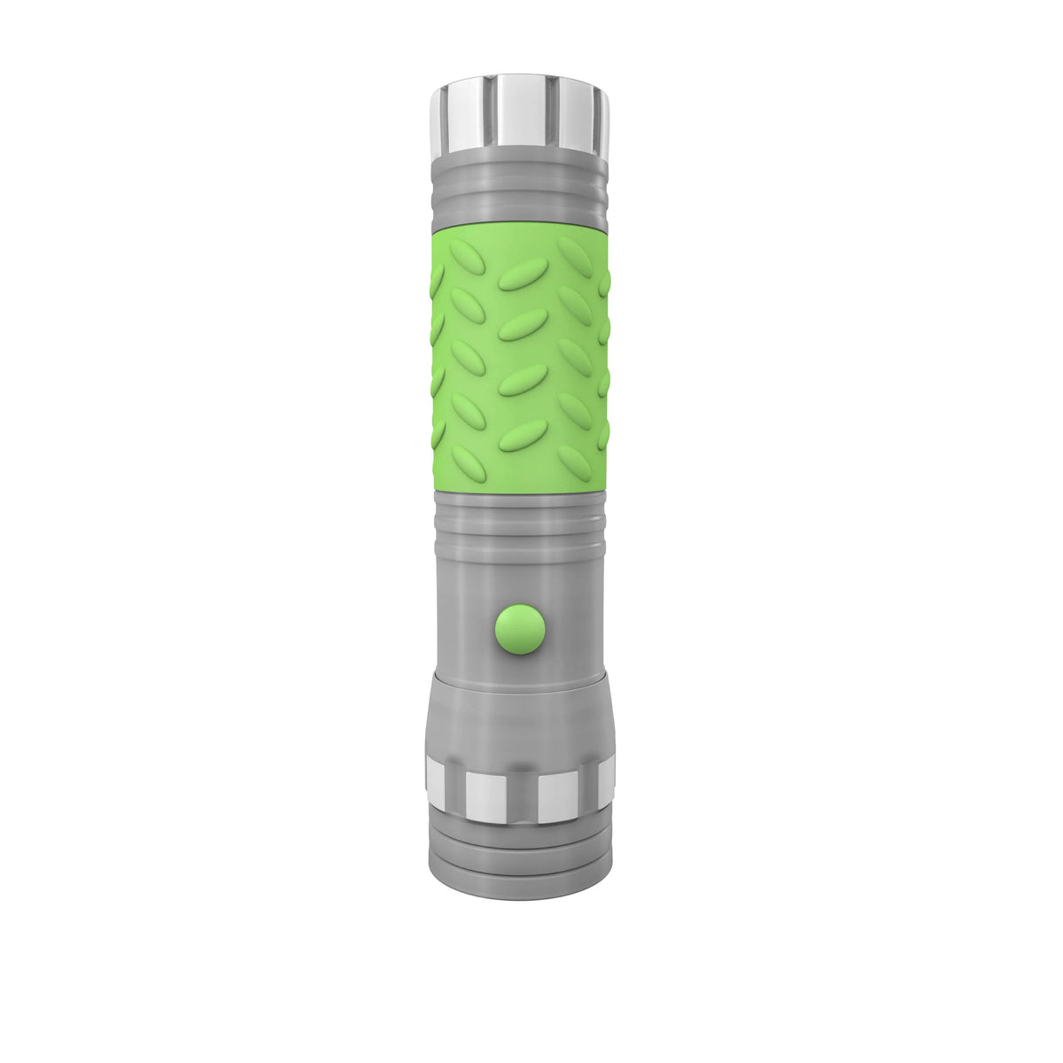Mini LED Flashlight with Glow in the Dark Rubber Grip Y6280