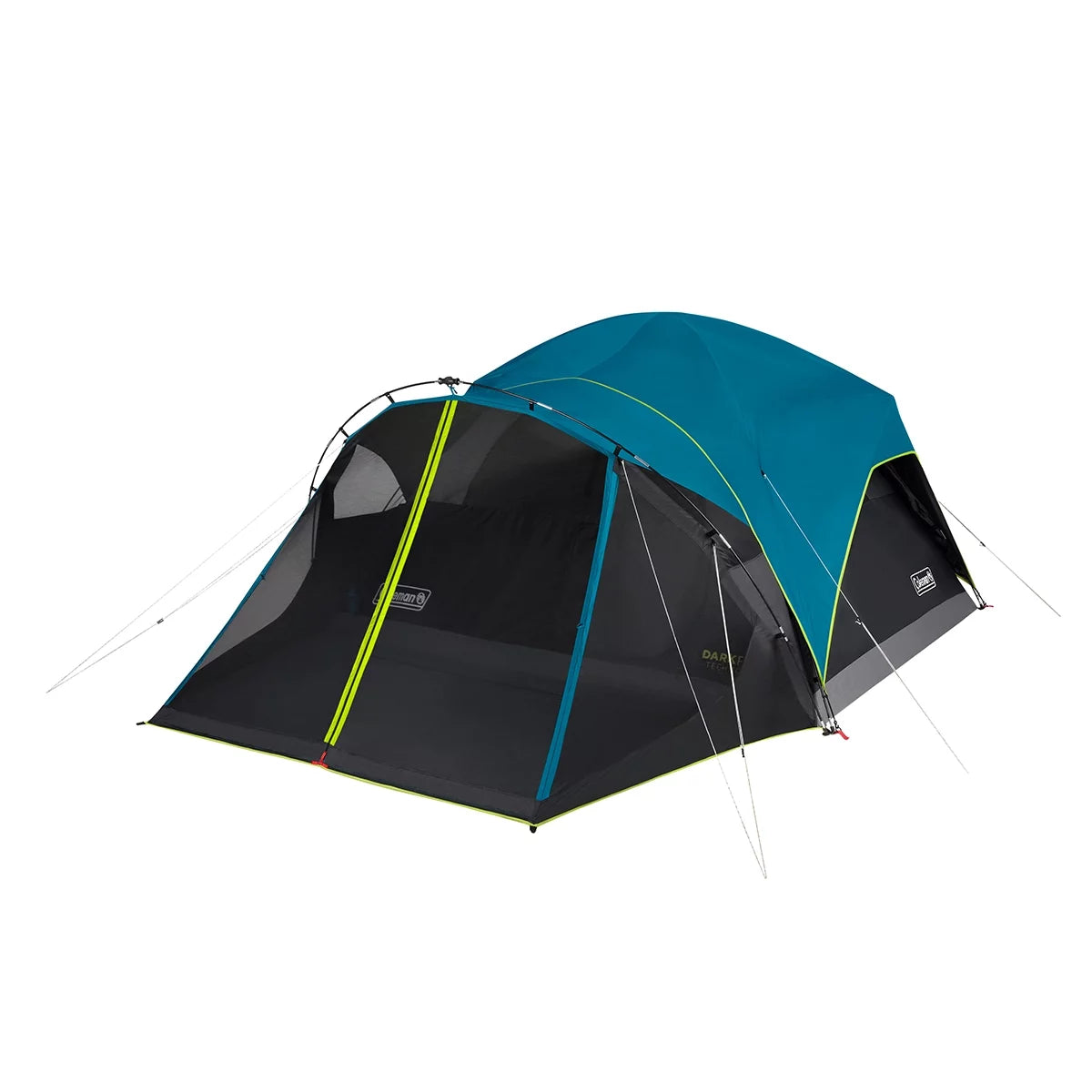 6-Person Dark Room Dome Camping Tent with Screen Room R547348