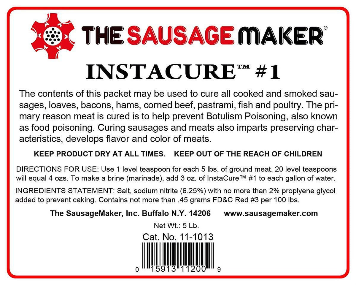 Curing Salt for Meat and Sausage 5 lbs D6889