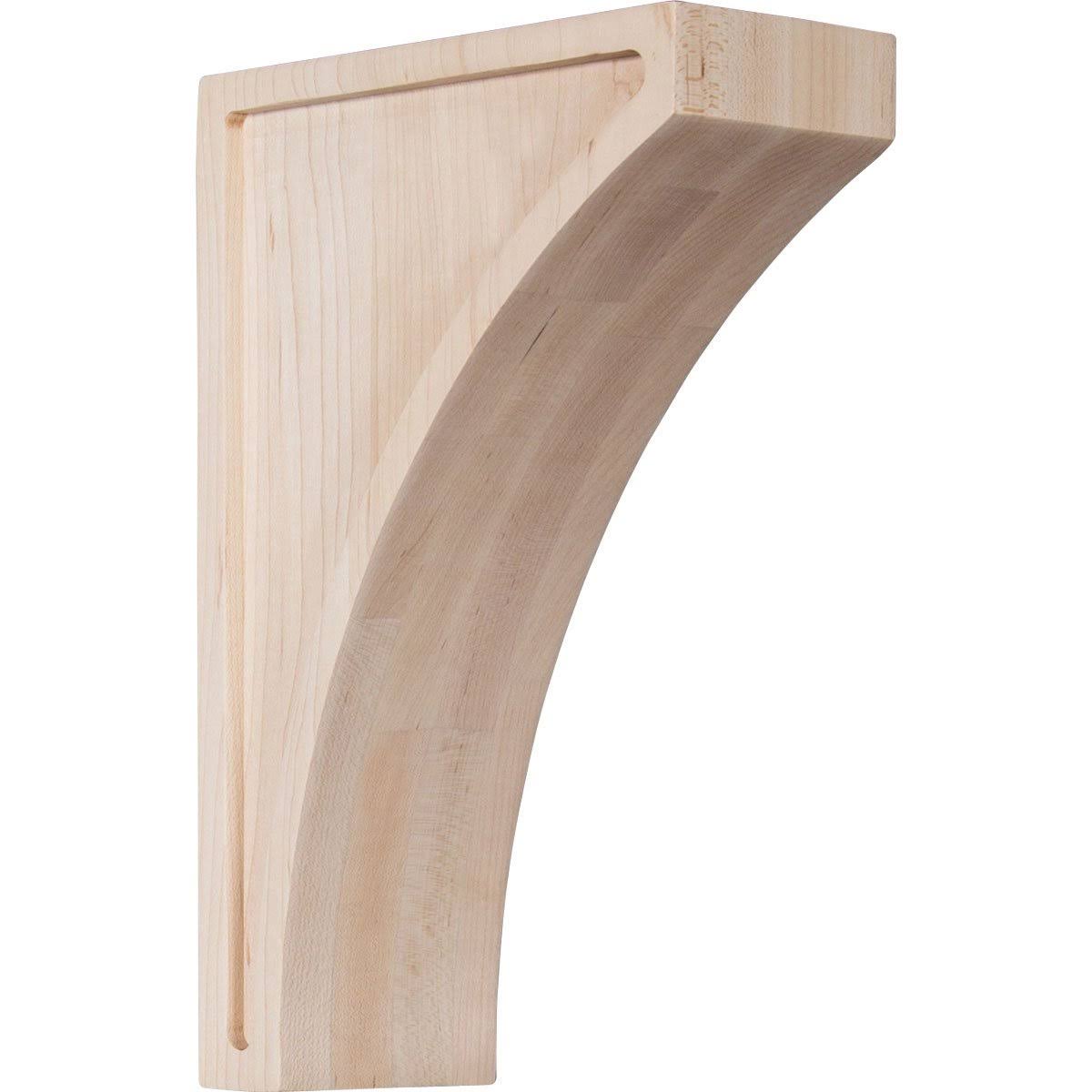 Large Lawson Wood Corbel, Rubberwood (4-Pack) N35438