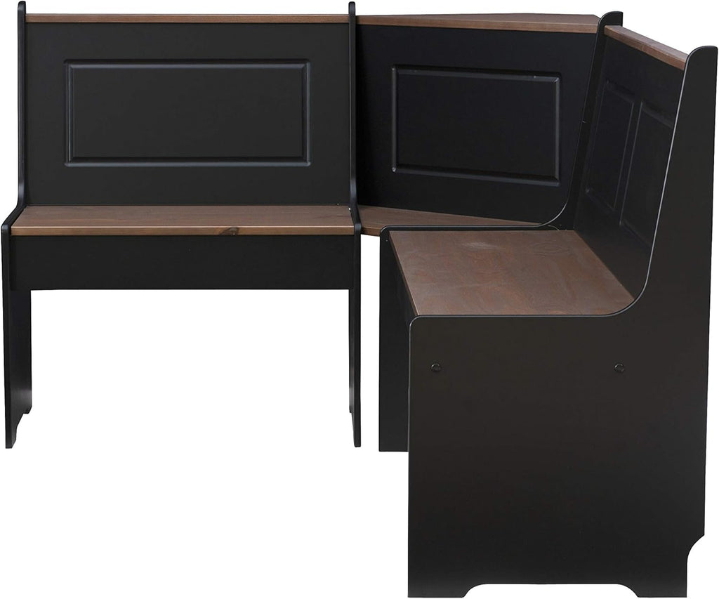 Black and Pecan Breakfast Dining Set G63451