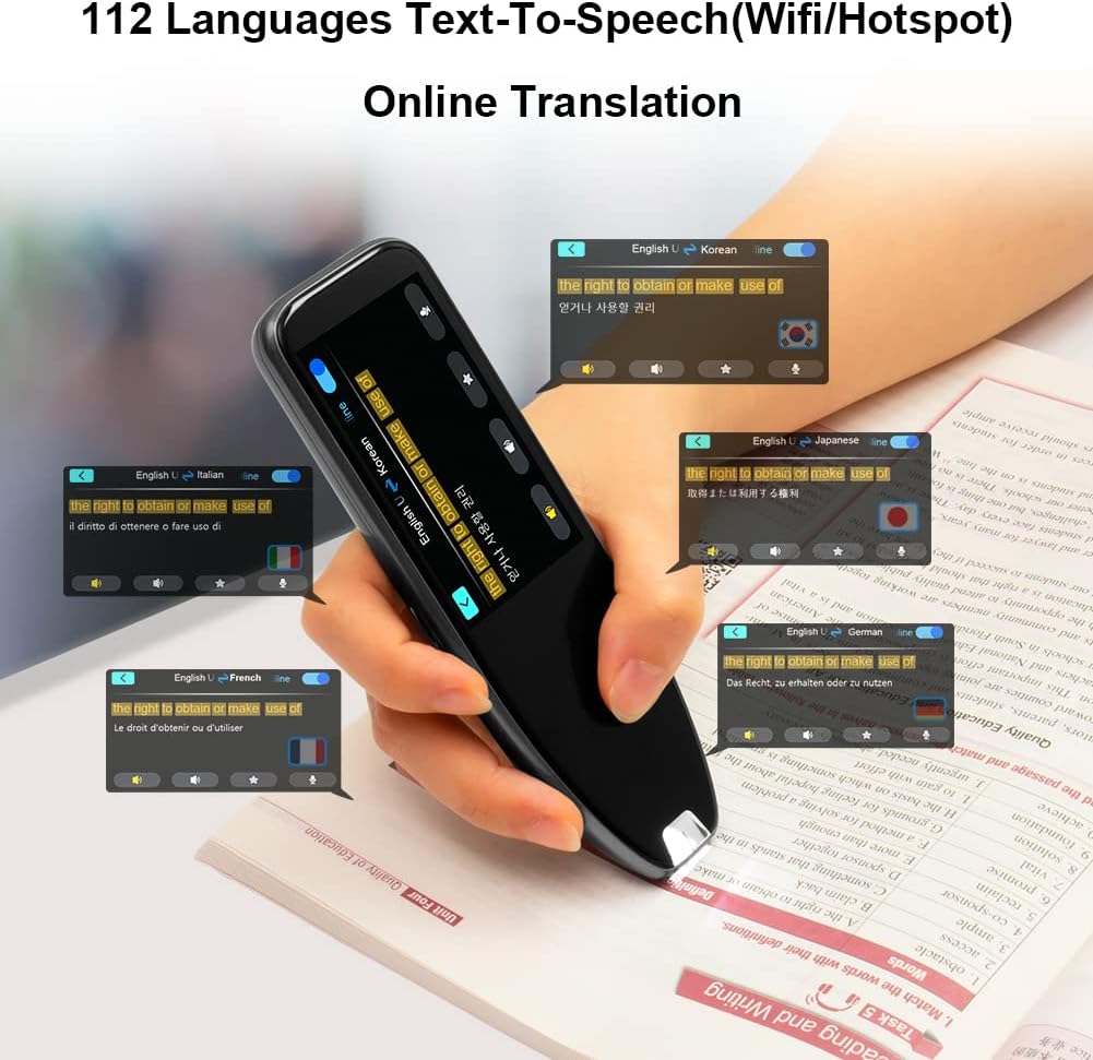 112 Languages Translation Pen with 3.0 Inch Touch Screen F811517