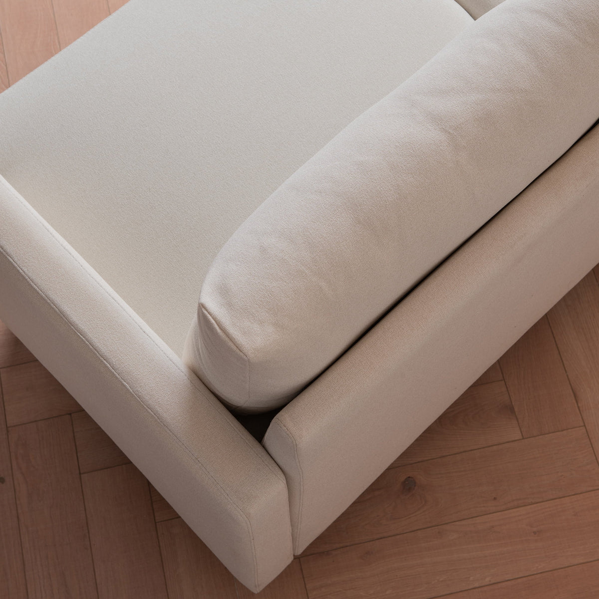 Beige Upholstered Futon Sofa Couch Loveseat U616373