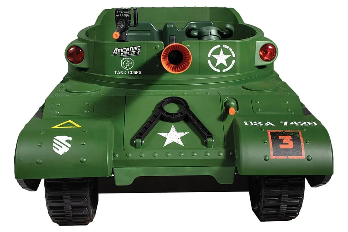 24 Volt Ride-On With Working Cannon and Rotating Turret G771