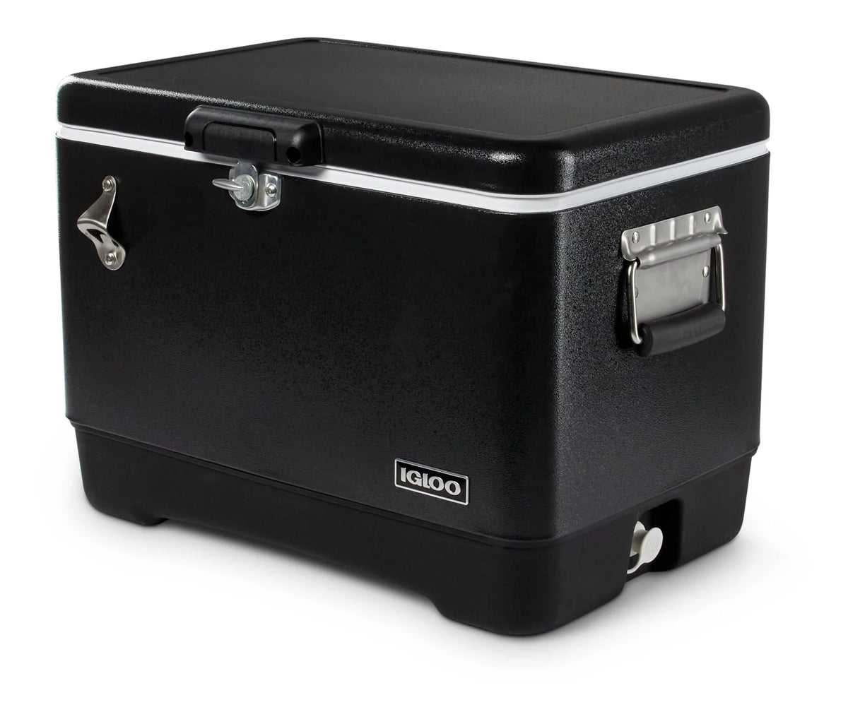 54 Qt Hard Sided Cooler, Black O8345