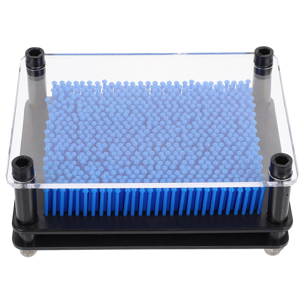 3D Pin Art Toy Plastic Square Handprint S206548