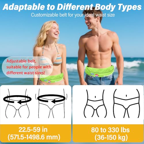 Automatic Inflatable Belt Pack Water Sports Jacket Waist Belt PFD J877