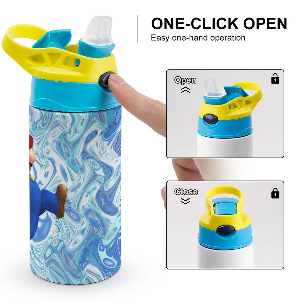 Insulated Stainless Steel Water Bottle With Straw S915