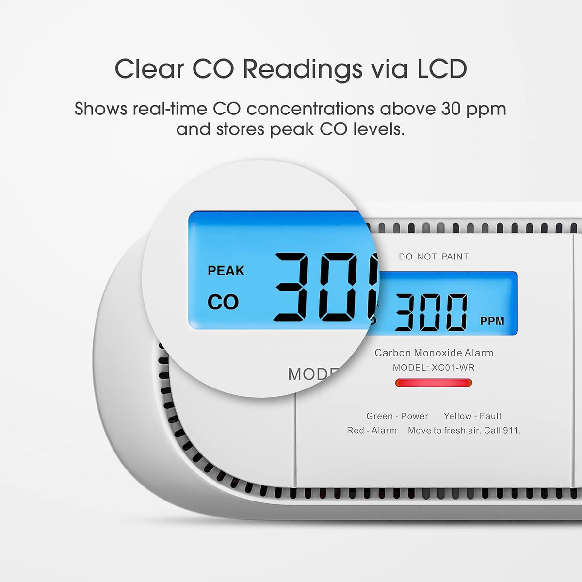 Wireless Interconnected Carbon Monoxide Detector, Pack of 2 R149