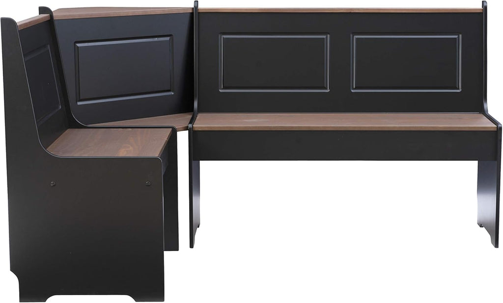 Black and Pecan Breakfast Dining Set G63451