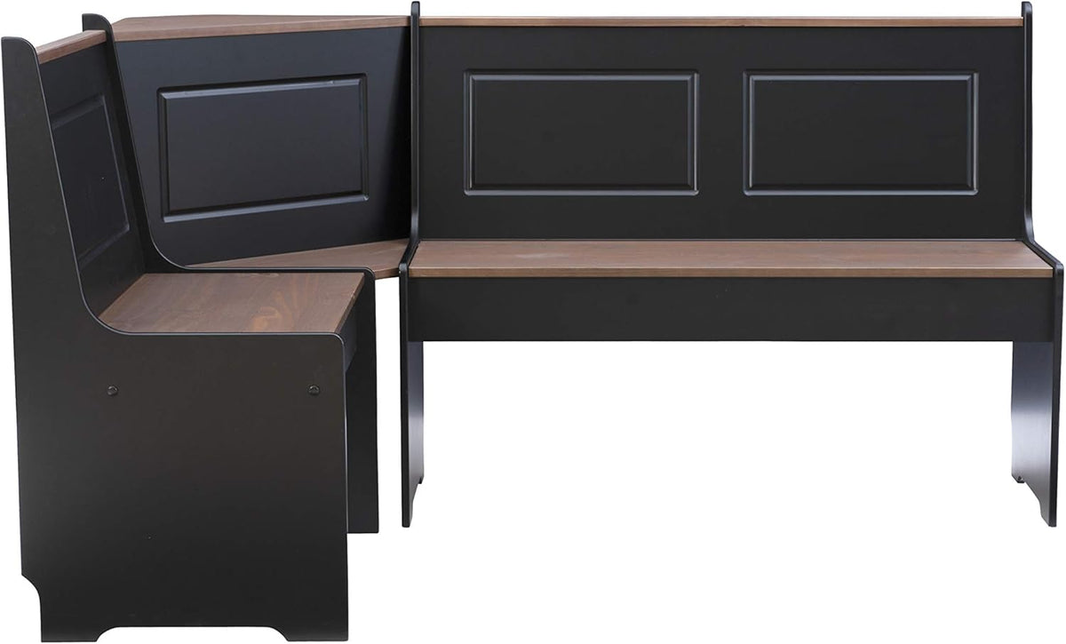 Black and Pecan Breakfast Dining Set G63451