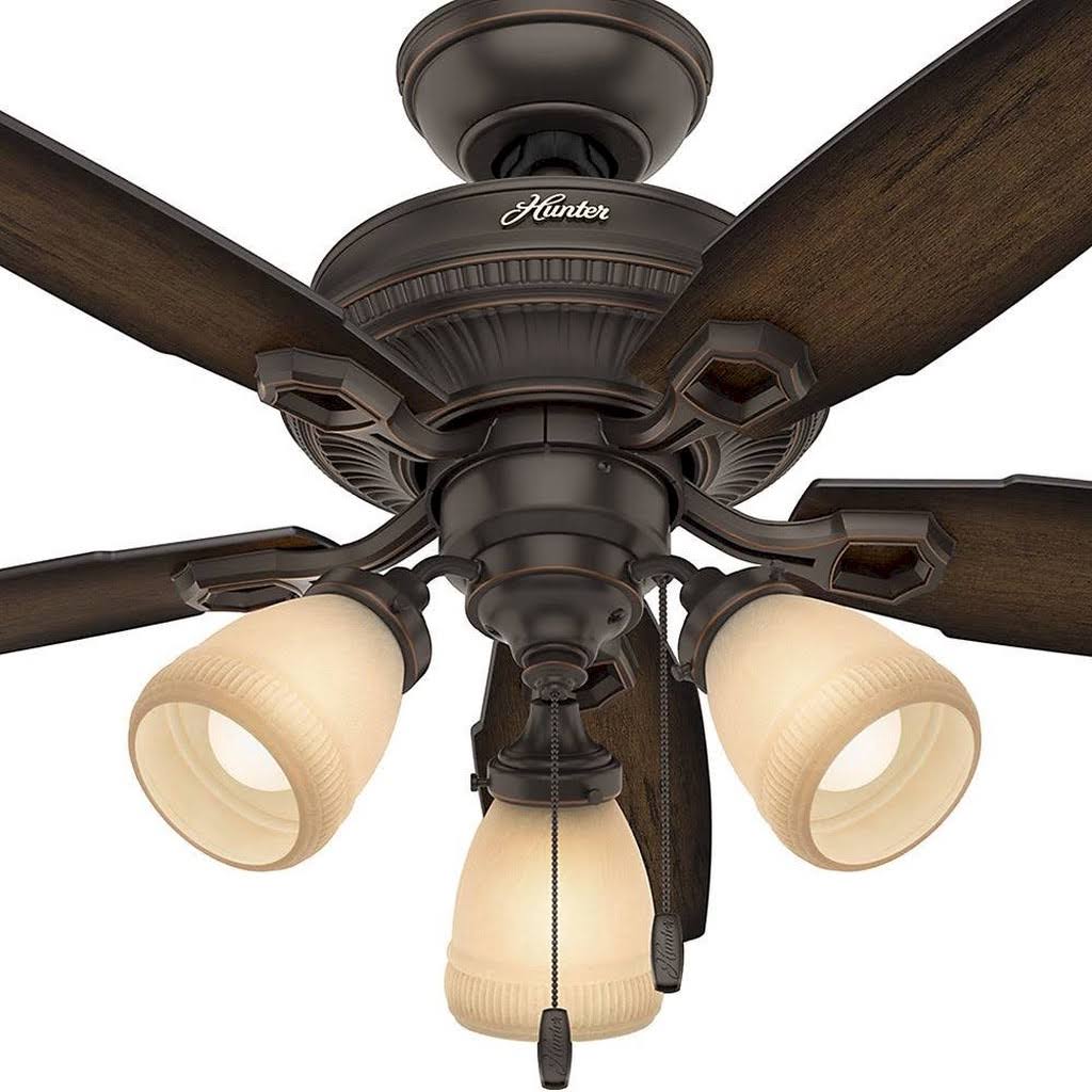 Onyx Bengal Ceiling Fan with Light M186