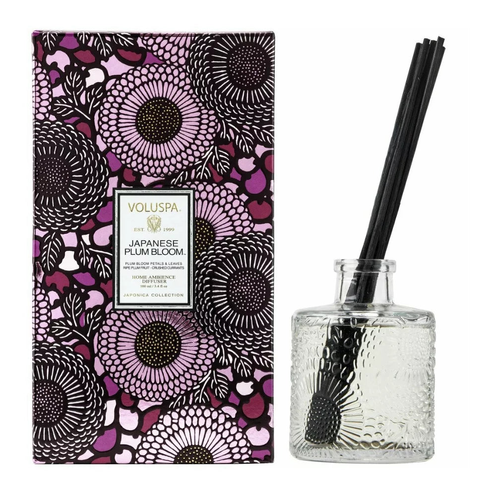 Japanese Plum Bloom Mini Diffuser 3.4 Ounces H417