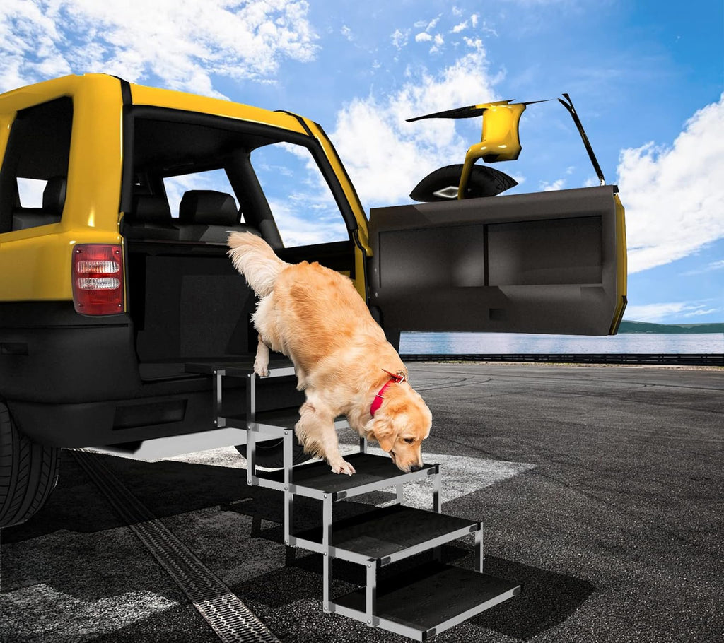 Folding Dog Ramp for Large Dogs with Non-Slip Surface W987439