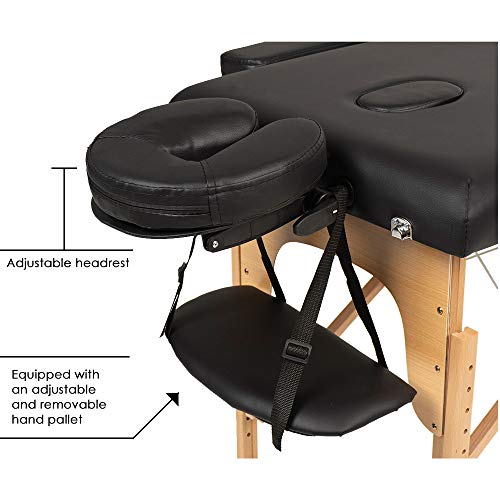 Portable Massage Table 2 Folding Adjustable O27021