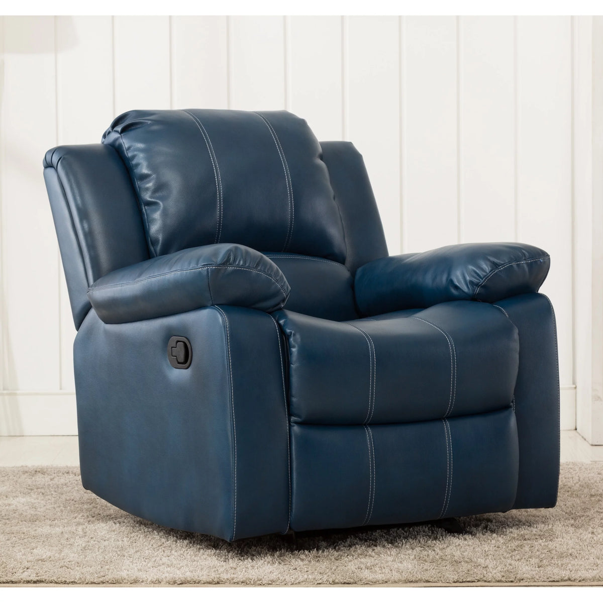 Leather Gel Glider Rocker Recliner A867